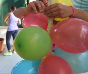 Preparativi festa "tutti insieme per un sogno"