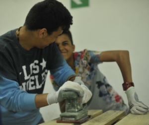 Laboratorio riciclo creativo:arredo open space